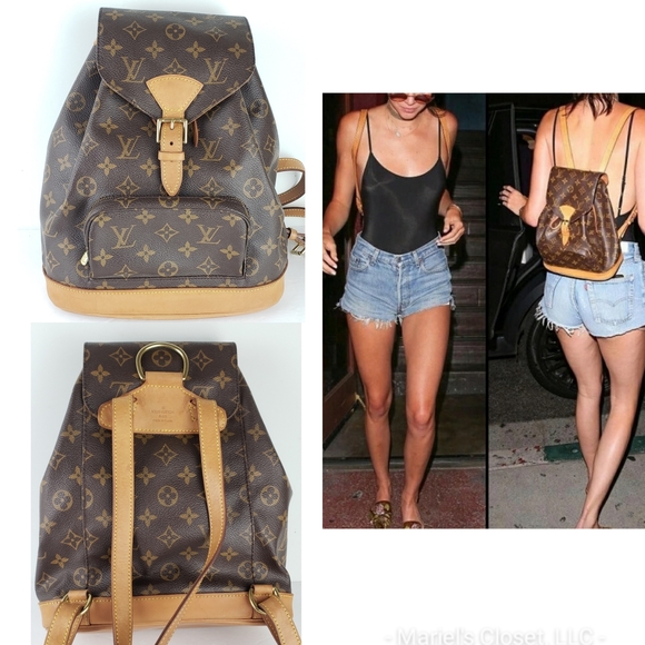 Authentic Louis Vuitton Montsouris MM Backpack #2928M - Picture 3 of 12